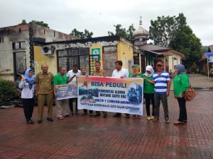 BISA 92 Kucurkan Bantuan Pasca Kebakaran SMAN 1 Lubukbasung