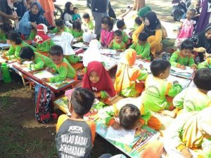 470 Anak PAUD Ikuti Lomba Mewarnai Jelang HUT RI