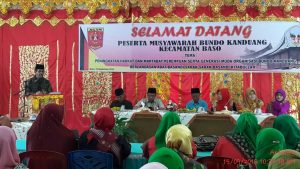 Camat Baso Buka Musyawarah Bundo Kanduang