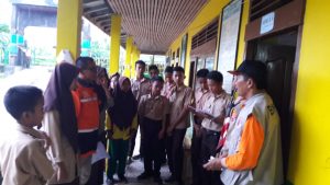 BPBD- BTB Agam Gelar Simulasi Tanggap Bencana di MTsM Sungai Batang