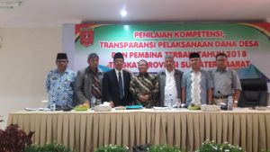 Nagari Koto Baru Baso Wakili Agam Penilaian Transparansi Dana Nagari