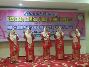 DWP Agam Gelar Lomba Vokal Group Bernuansa Religi