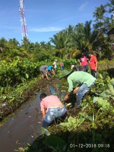 Warga Tanjung Mutiara Goro Massal Bersihkan Pasar Tiku