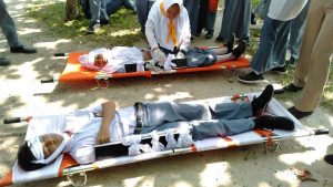 Seribuan Siswa dan Guru SMANTIK Ikuti Simulasi Bencana