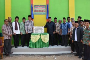 Hadiri Peresmian Masjid Ponpes, Wabup : Ini Mendorong Pembangunan Agam Madani