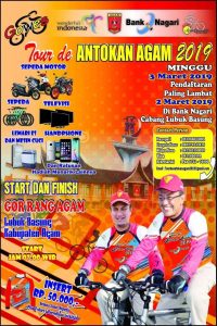 Besok TdAA Digeber, Ribuan Pegowes Akan Ramaikan Ibu Kota Agam