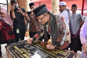 Sempat Ragu, Bupati Apresiasi Pembangunan Masjid Jami’ Galuang
