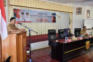 Dukung SPBE, Diskominfo Agam Gelar Sosialisasi Sertifikat Elektronik