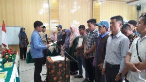 19 KPPS Nagari Manggopoh yang Baru Dilantik Diminta Junjung Kode Etik