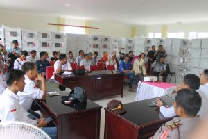 Rekapitulasi Suara di TPS Rampung, PPK Tanjung Raya Gelar Pleno