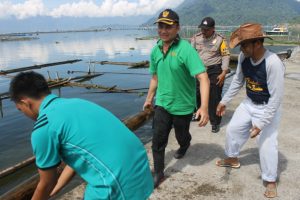 Save Maninjau: Pemkab Agam Bersihkan Enceng Gondok dan KJA di Danau Maninjau