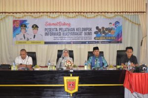 Tingkatkan Kesadaran Pentingnya Informasi, Pemkab Agam Beri Pelatihan 17 KIM