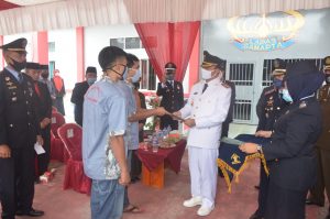 146 Warga Binaan Lapas Klas II B Lubuk Basung Dapat Remisi HUT RI