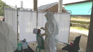 Seluruh Warga Ponpes Darul Ulum Alfalah Palupuah Jalani Pool Test Swab
