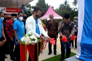 Wakil Bupati Agam Resmikan Pertashop di Nagari Panampuang