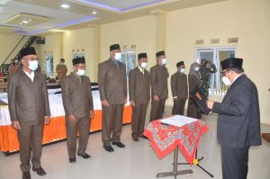 Lantik Anggota Bamus Nagari Padang Lua, Ini Pesan Bupati Agam