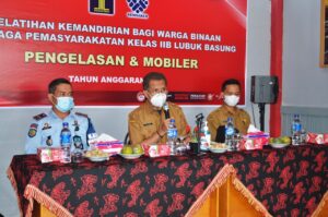 32 Orang Warga Binaan Lapas Klas IIB Lubuk Basung Ikuti Pelatihan Kemandirian