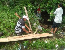 Bantaran Drainase di Koto Panjang Bukik Batabuah Jebol