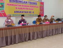 Dinas P3A P2 KB Sumbar Gelar Bimtek Peningkatan Ekonomi Perempuan Di Agam