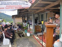 Peletakan Batu Pertama Pondok Tahfidz Waladun Shaleh Jadikan Generasi Muda Yang Berakhlak Shaleh