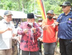 Bupati Agam Resmikan Jalan Akses Perkebunan di Suapi