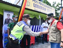 Pastikan Keamanan dan Kelancaran Lalu Lintas Jelang Lebaran, Bupati Agam Kunjungi Pos Pengamanan