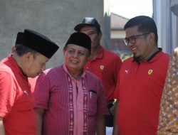 Hadiri Halal Bihalal, Bupati Agam Dukung Pembangunan Asrama Mahasiswa Ampek Angkek Candung di Padang