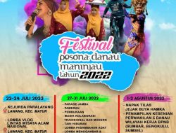 Hari Ini, Festival Pesona Danau Maninjau 2022 Dibuka
