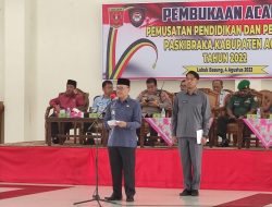 Wabup Agam Buka Pelatihan dan Pendidikan Calon Paskibraka