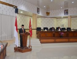 Wabup Agam Sampaikan Nota Penjelasan Ranperda Pengelolaan Keuangan Daerah