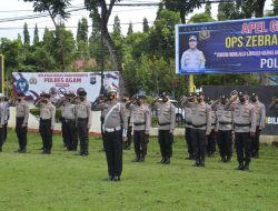 Tingkatkan Keselamatan Pengendara, Polres Agam Gelar Apel Operasi Singgalang 2022