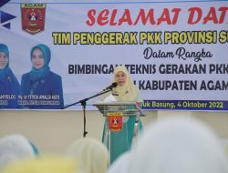 Evaluasi dan Pembinaan Program, PKK Sumbar Kunjungi Kabupaten Agam