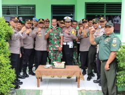Koramil 03 Lubuk Basung Dapat Kunjungan Khusus, Wakapolres Agam : Dirgahayu TNI