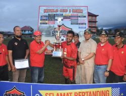 Pitalo Cup I Ditutup, Tanah Datar Boyong Piala Bergilir Bupati Agam