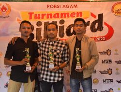 Turnamen Billiard POBSI Agam Sukses, Tangri Maysa Keluar Sebagai Juara&nbsp;