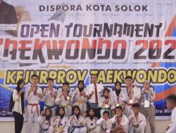 Tim Taekwondo Agam Berjaya di Solok, Kirim 33 Atlet, Raih 32 Medali