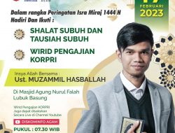Besok, Isra Miraj di Masjid Agung Nurul Falah Hadirkan Muzammil Hasballah