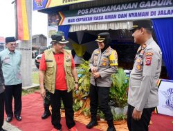 Bupati Agam Tinjau 9 Poskotis Pastikan Kesiapan Pengamanan Lebaran