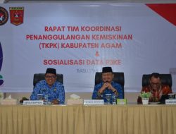 Bappeda Agam Gelar Rapat TKPK-Sosialisasi P3KE Tanggulangi Kemiskinan Ekstrem