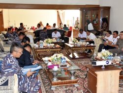Bupati Agam- Danlantamal II Padang Bahas Program Kampung Nusantara