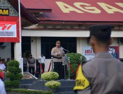 Apel Ketua Satkamling, Kapolres Agam : Polri Komit Wujudkan Pengamanan Swakarsa