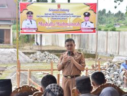 Bupati Agam Letakkan Batu Pertama Pembangunan Mushalla Nurul Muthmainnah Garagahan