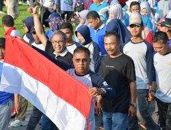Ribuan ASN dan Pelajar di Agam Ikuti Jalan Santai