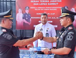 Hadiri Sertijab Kalapas Kelas IIB, Bupati Minta Tingkatkan Perlindungan Warga Binaan
