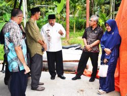 Bupati Agam Tinjau Pembangunan Gedung AMDK di Lubuk Basung