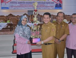 Nagari Manggopoh Borong Piala Bergilir Bupati Agam Festival KIA 2023