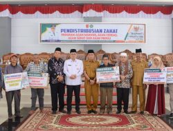 Baznas Agam Diistribusikan Zakat Warga di Agam Bagian Barat