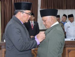 Bupati Hadiri Pelantikan PAW DPRD Agam Sisa Masa Jabatan 2019- 2024