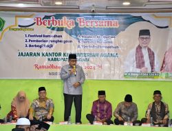 Pererat Silahturahmi, Bupati Bukber Dengan Jajaran Kemenag Agam