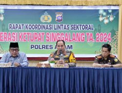 Bupati Agam Hadiri Rakor Operasi Ketupat Singgalang Tahun 2024